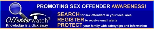 Sex Offender Registry link